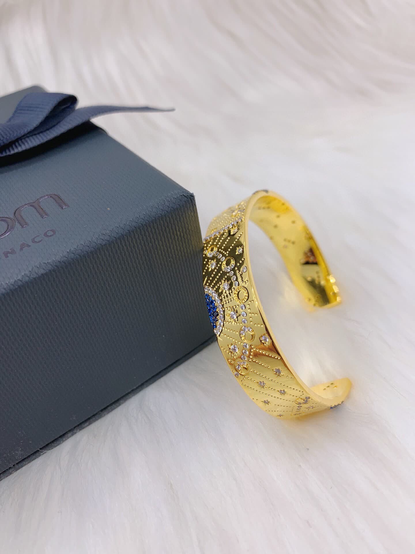 APM Monaco Celestial Moon Phase Cuff Bracelet